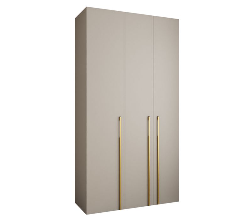 Szafa uchylna Garderoba COMO 3 130 (kaszmir/złoty)