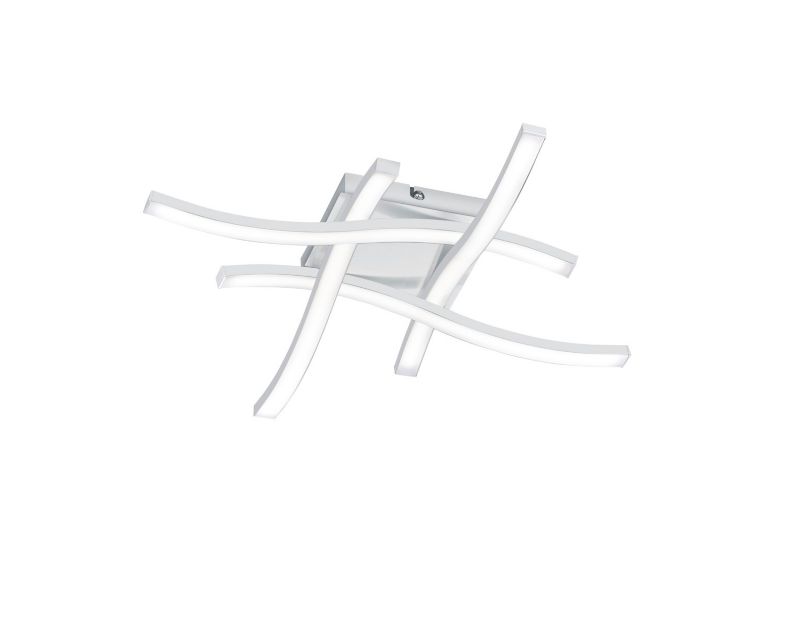 Lampa sufitowa wisząca RL Route 3377 biała nowoczesna wbudowany LED 5W 1 szt.