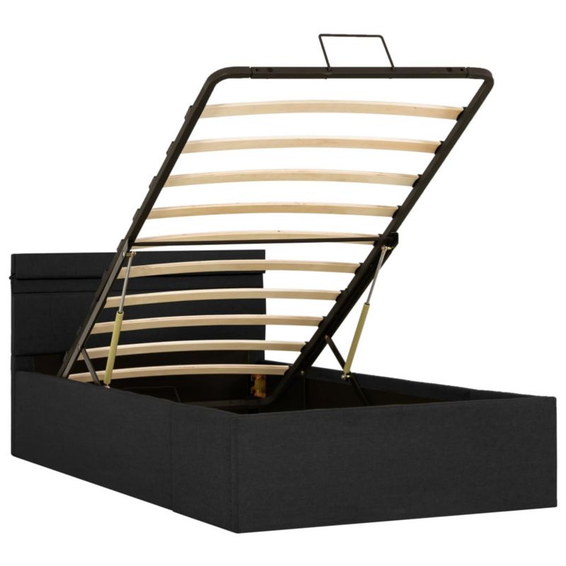 Łóżko tapicerowane WaszeMeble 90x200 cm ciemnoszara WM-285600 1 szt.