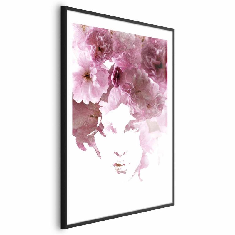 Plakat Artgeist Kwieciste spojrzenie 29,7x42 cm z ramą czarną 1 szt