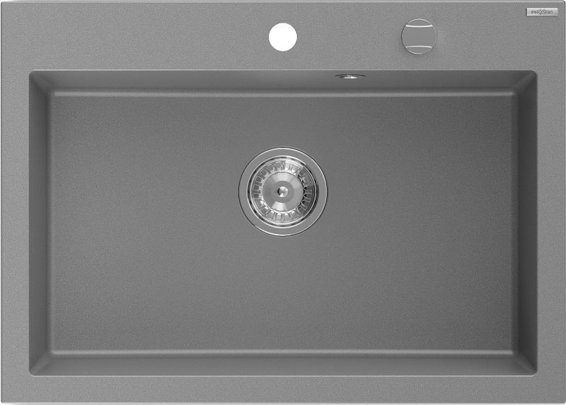 Zlewozmywak wpuszczany Mexen Elix szary 700 x 500 mm - 6526701005-71