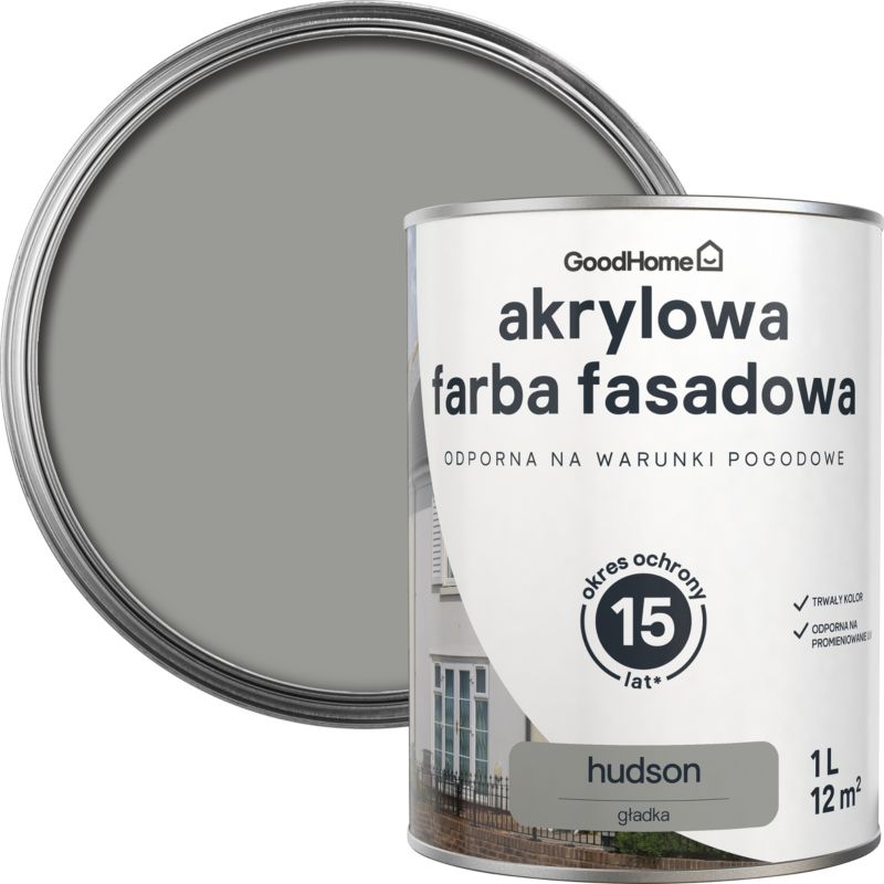 Farba elewacyjna GoodHome hudson 1 l