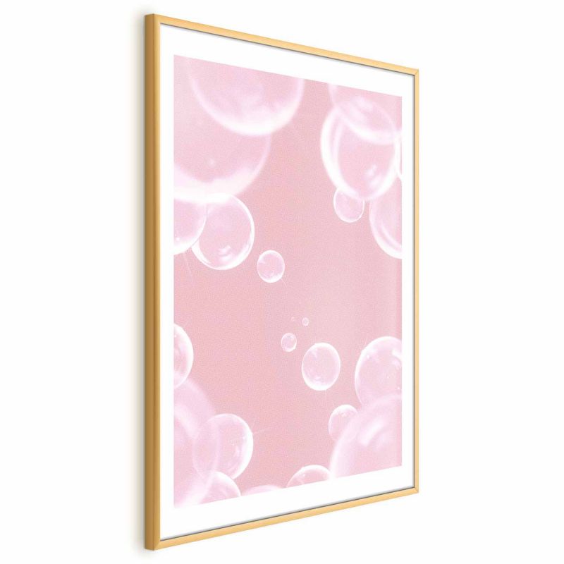 Plakat Artgeist Subtelny powiew 21x30 cm z ramą złotą 1 szt