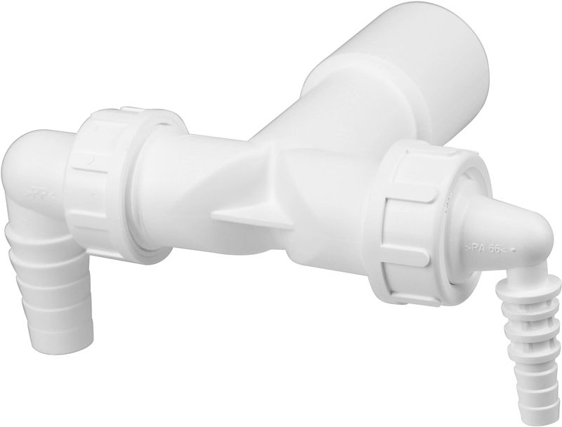 Adapter podwójny do pralki / suszarki Tycner 40/32 mm