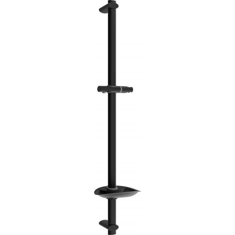 Drążek prysznicowy z mydelniczką Mexen czarny 75 cm 1 szt.