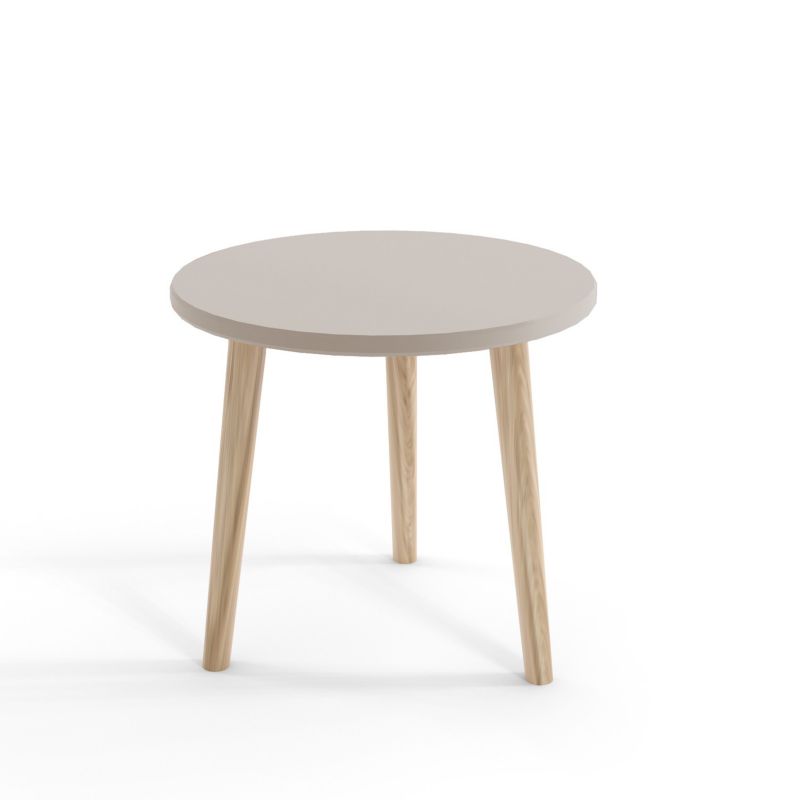 Stolik kawowy Bettso Ikon okrągły na wysokich nogach kaszmir 1szt.