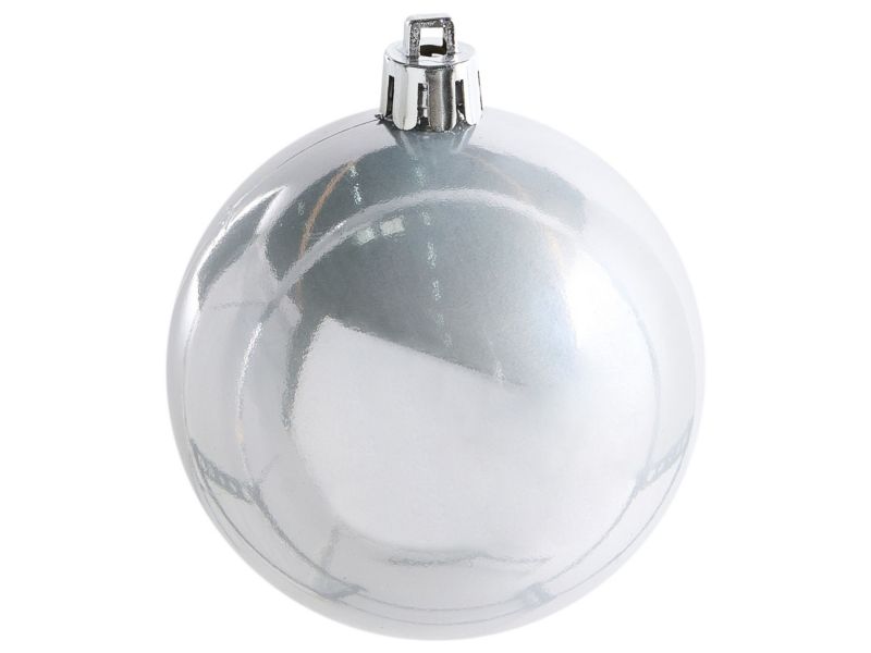 Zestaw 60 bombek Tinnsja Srebrny 1 kpl