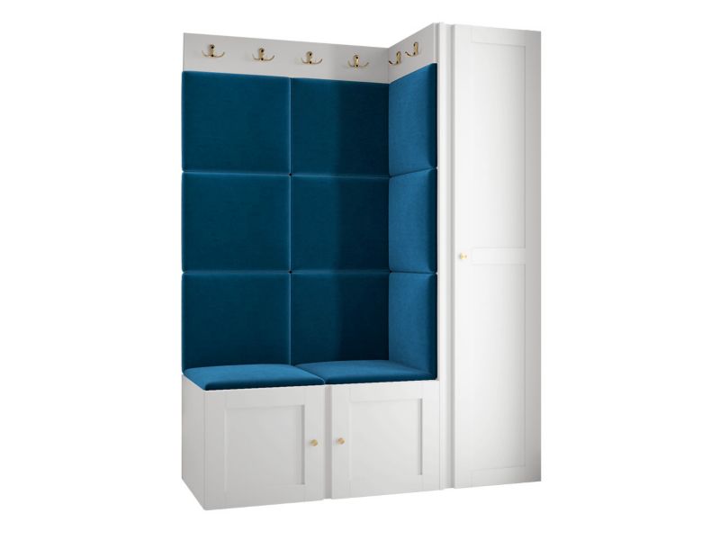 Zestaw MIRJAN 24 Orion Ramiro IX biały + granatowy 1 kpl.