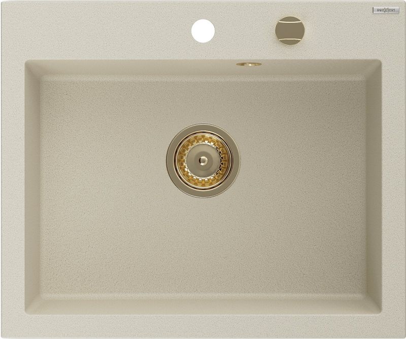 Zlewozmywak wpuszczany Mexen Elix beżowy 600x500 mm - 6525601005-69-G