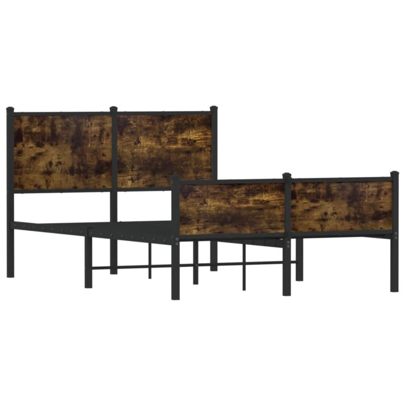 Łóżko metalowe WaszeMeble 120x200 cm dąb WM-4007848 1 szt.