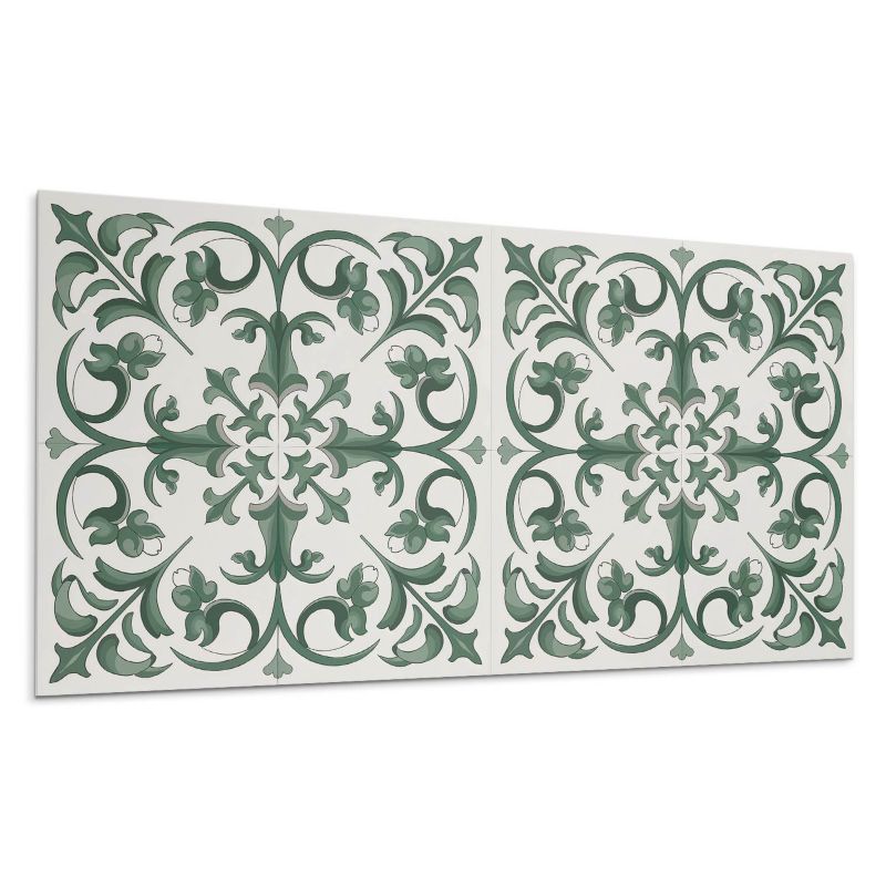 Kafelki samoprzylepne Wallfluent 60x30 cm Kwiatowy wzór w otoczeniu roślin 6 szt.