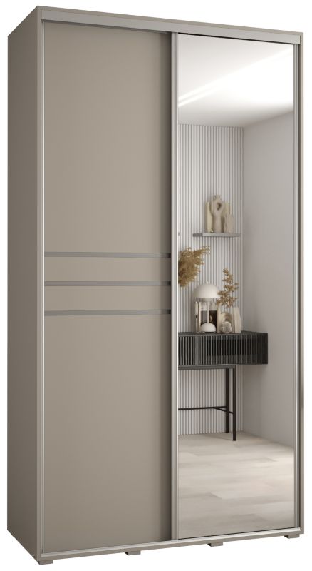 Szafa przesuwna Abiks 45 wysoka Dakota 11 130 kaszmir+kaszmir+sreb 1 szt