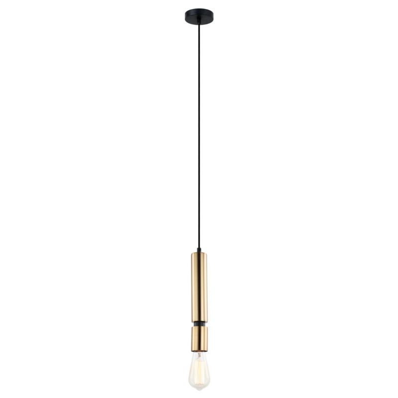 Lampa sufitowa wisząca Italux Torla 1448 mosiądz-czarna nowoczesna 1xE27 x 40W 1 szt.