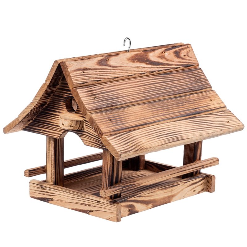 Karmnik dla ptaków KADAX domek opalany 30 x 25 cm 1 szt.