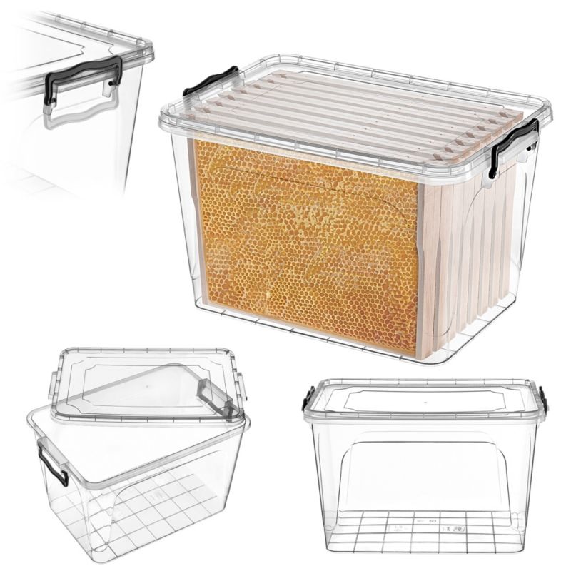 Pojemnik KADAX Prostokątny Na Żywność Plaster Miodu Ramki Wielkopolskie 30 L 1szt.