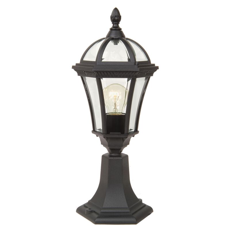 Lampa ogrodowa stojąca Garden Zone Ledbury czarna 1 x E27 x 60W IP44 wym: 47,5 x 17,3 x 17,3 cm - 1 szt.