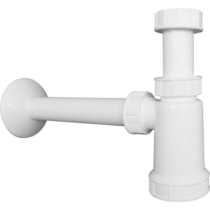 Syfon do umywalki Oltens Harkan butelkowy biały 1 szt.