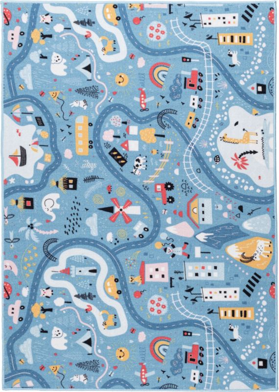 Dywan Multidecor Stella Ulice 120 x 170 cm niebieski 1 szt.