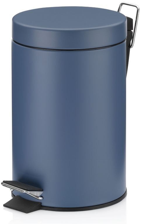 Kosz na śmieci pedalowy Kela Monaco 3l fioletowo-niebieski metal z wkładem wyjmowanym 1 szt.