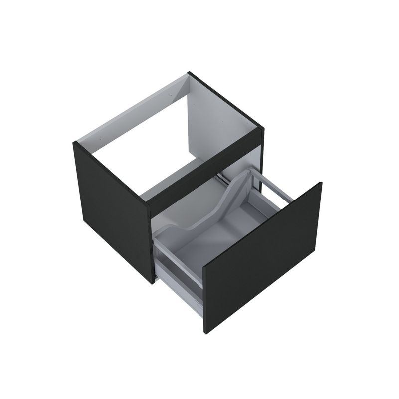 Szafka podumywalkowa Oltens Vernal 60 cm czarny mat wisząca QuietClose 1 szt.