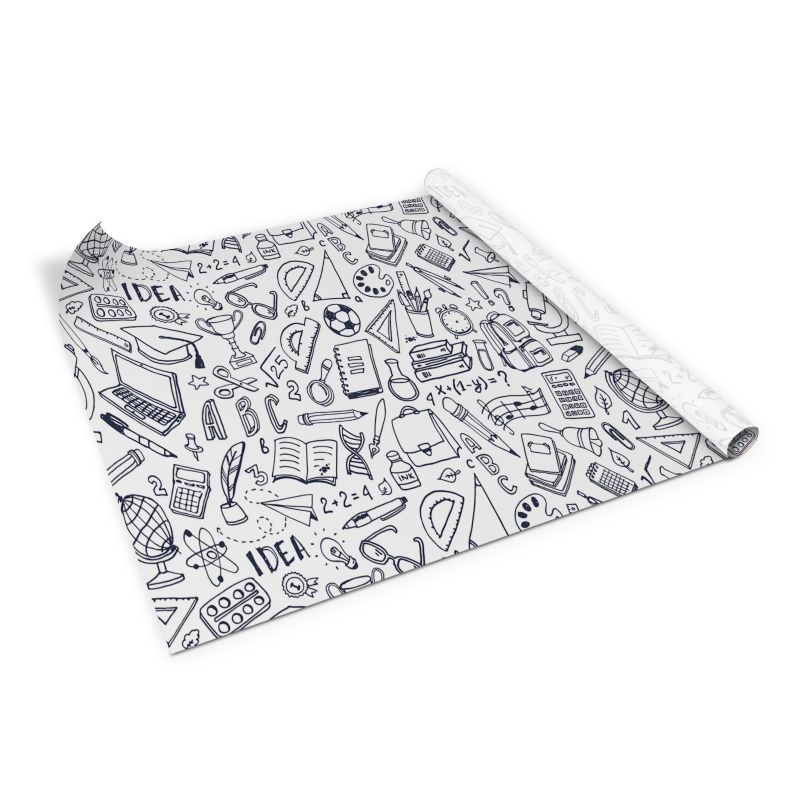 Samoprzylepna okleina Tulup 100x50 cm Szkolne przybory 1 szt.