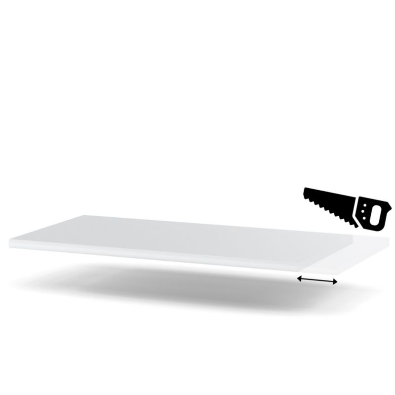 Blat Kuchenny Hurtownia-Mebli 28mm Blande 80-89 89cm Biel Arktyczna 89x60x cm 1szt.