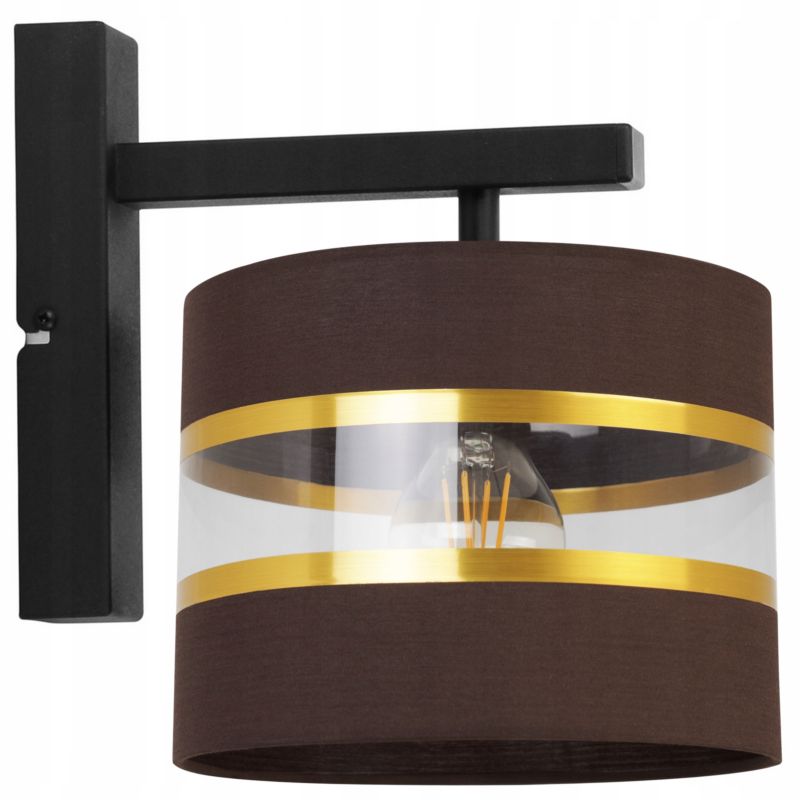 Lampa ścienna kinkiet Light Home LH Elegance Gold 1x E27 60W brązowy/czarny 1szt.