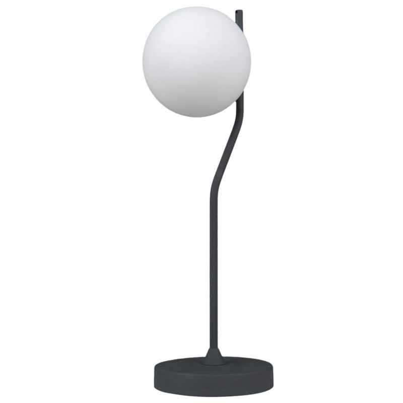 Lampka stołowa Italux Carimi czarno-biała 1 x G9 x 5W IP20 wym: 60 x 20 x 20 cm metal - 1 szt.