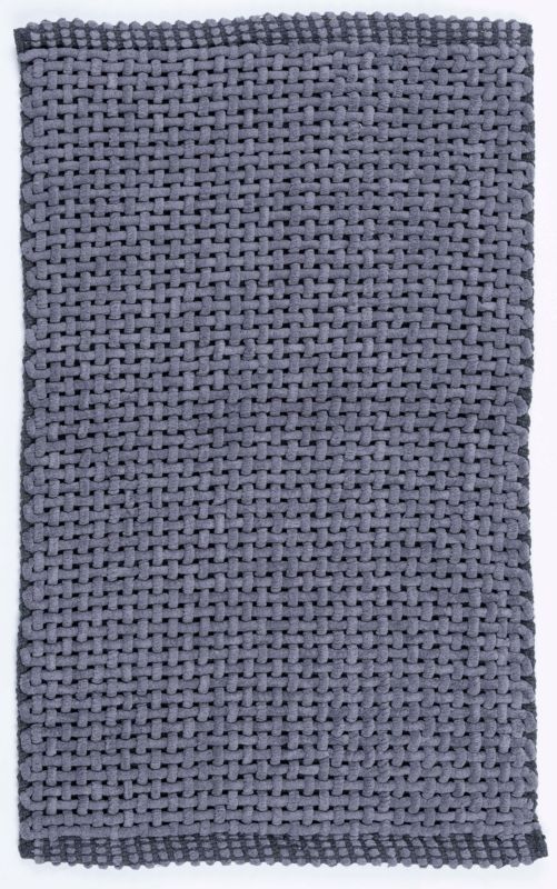 Dywanik łazienkowy Multidecor Belweder 60 x 100 cm ciemny szary 1 szt.