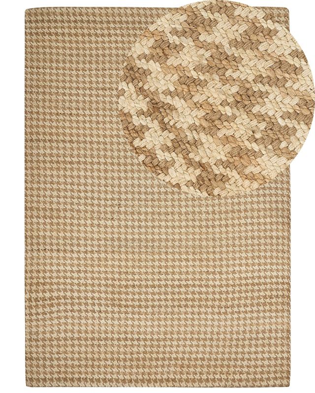 Dywan z juty 160 x 230 cm beżowy Araptepe 1 szt.