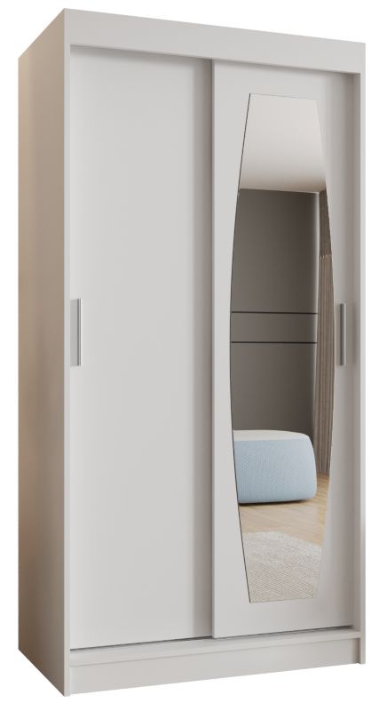 Szafa przesuwna Garderoba Abiks ROSSA 100 biały mat 1szt.