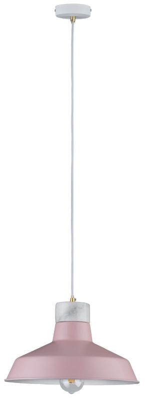 Lampa wisząca Paulmann Neordic różowa E27 20W, metalowa, 35 cm, do pokoju dziecięcego, 1 szt.