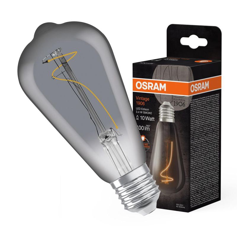 Żarówka LED Osram Dekoracyjna G64 Kula E27 3.4W 100lm 1800K 320st Dymiona 1 szt.