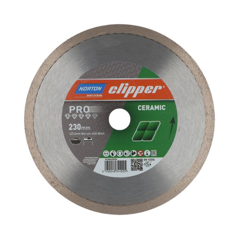 Tarcza diamentowa Norton Clipper PRO CERAM do ceramiki 230 x 25.4 mm