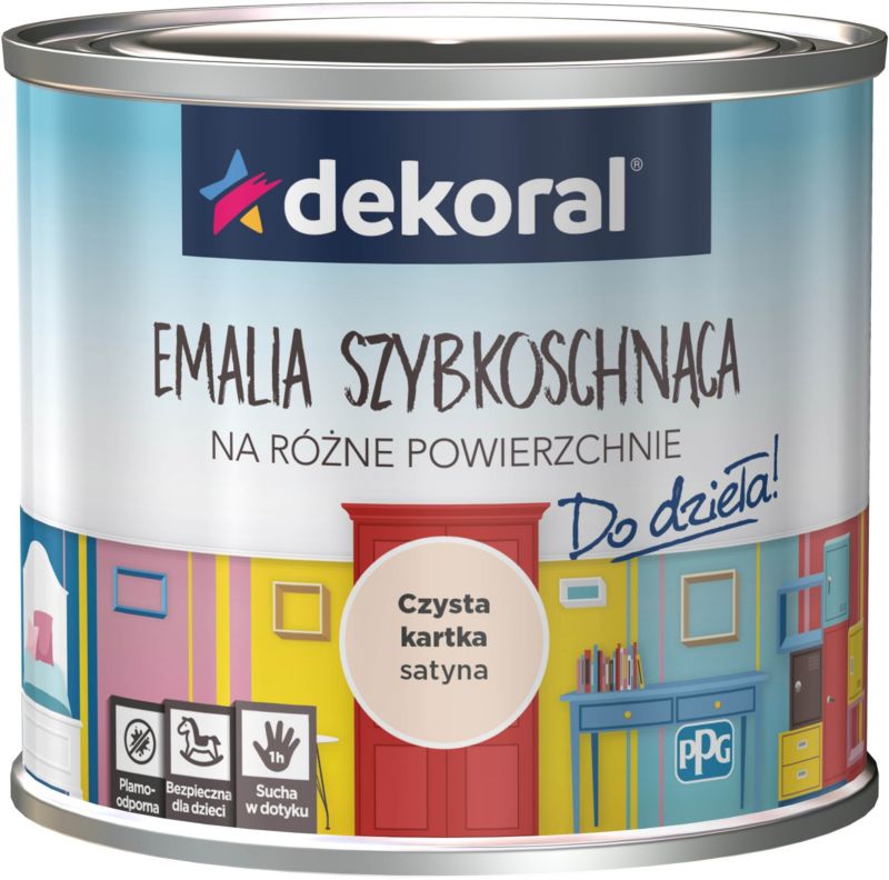 Emalia Do dzieła Dekoral czysta kartka 0,5 l