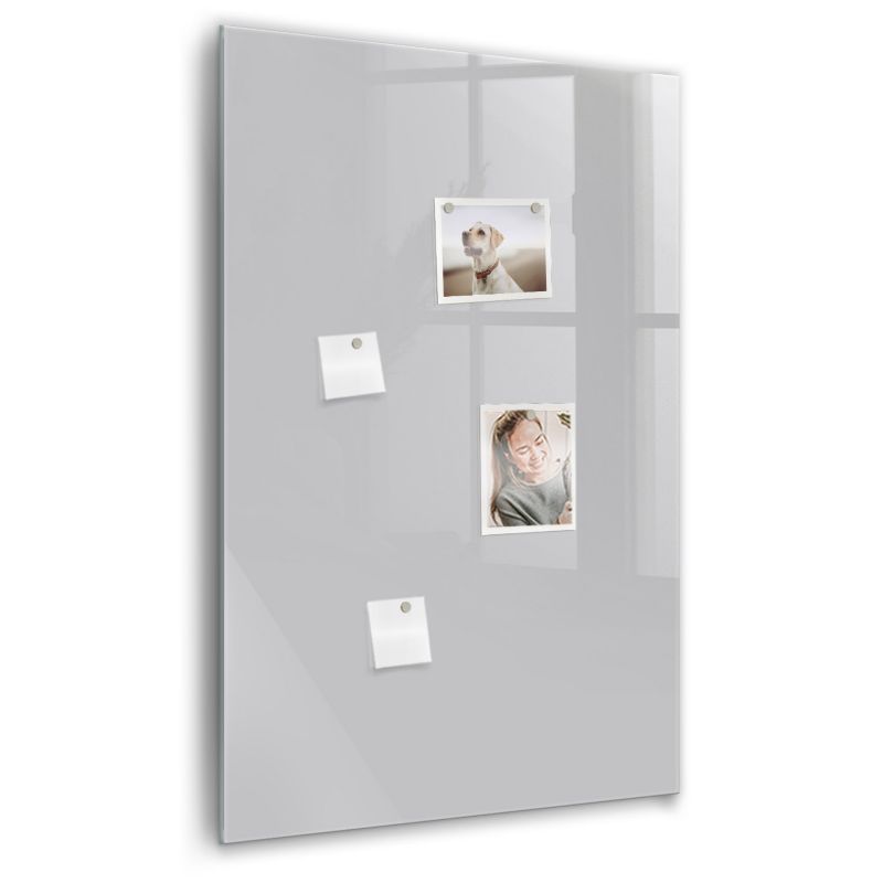 Foto tablica magnetyczna Wallfluent 60x90 cm Kolor jasny szary 1 szt.
