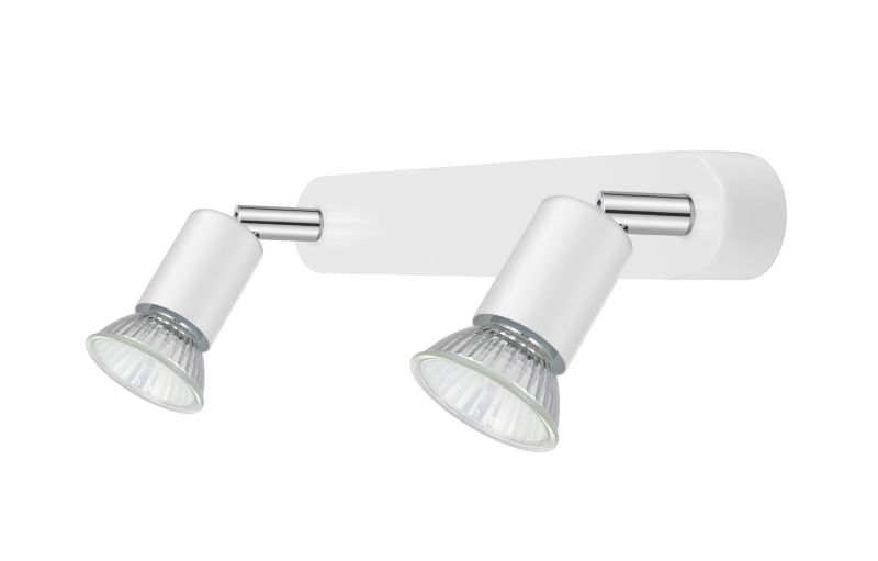 Spot listwa 2-punktowy GU10 biały