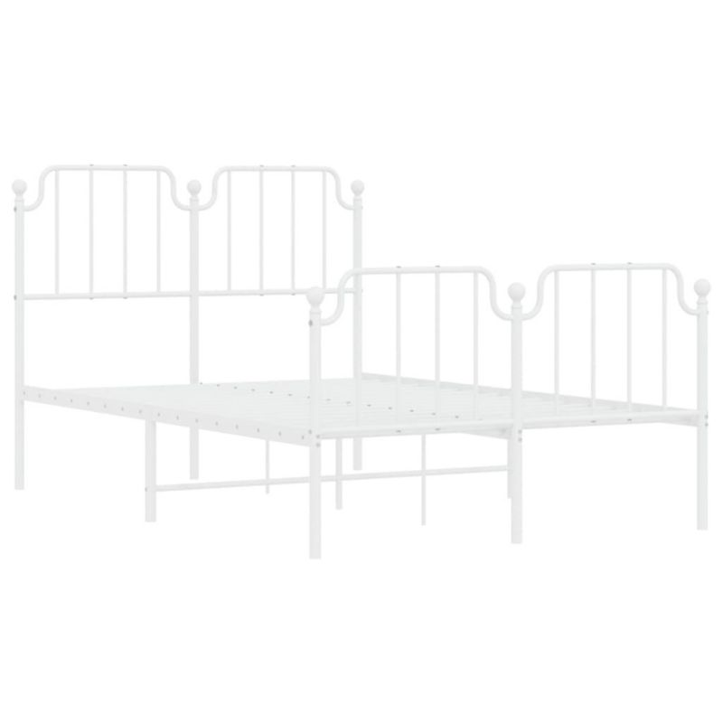 Łóżko metalowe WaszeMeble 120x200 cm biała WM-373952 1 szt.