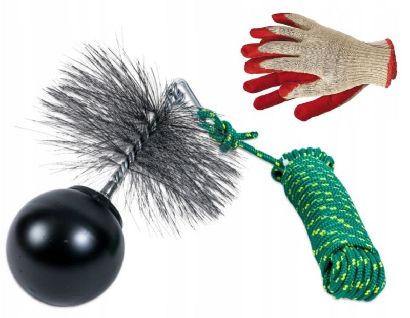 Zestaw Kominiarski FEINZ Szczotka Fi200Mm Lina 10M 2,5Kg 1 szt.