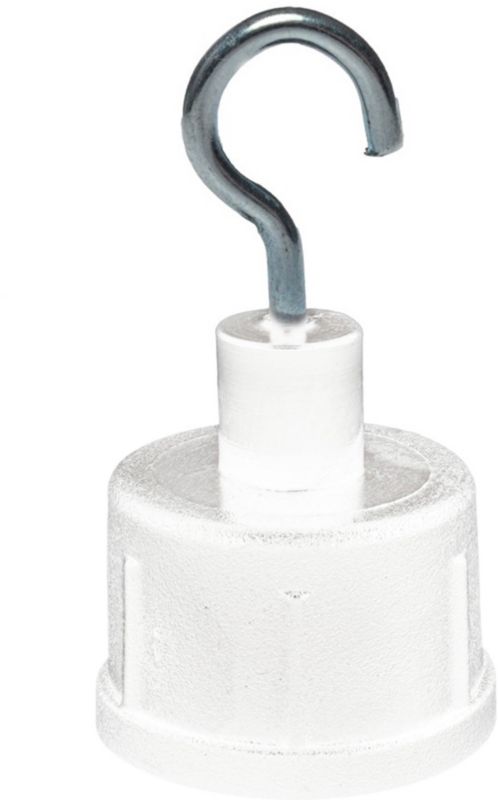 Hak do girland Eko-light metalowy biały