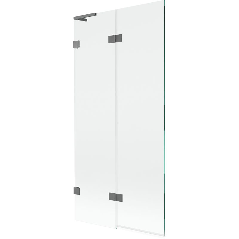 Parawan nawannowy 2-skrzydłowy Mexen Lunar L gun metal 90x150 cm 1 szt