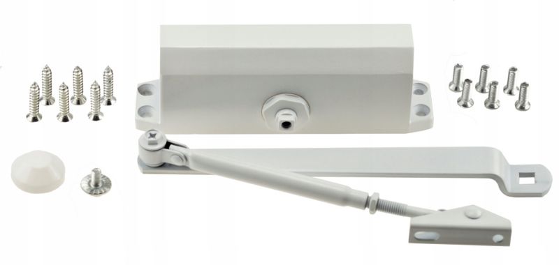 Samozamykacz FEINZ Do Drzwi 100Cm Biały 45-65Kg Zamykacz 1 szt.