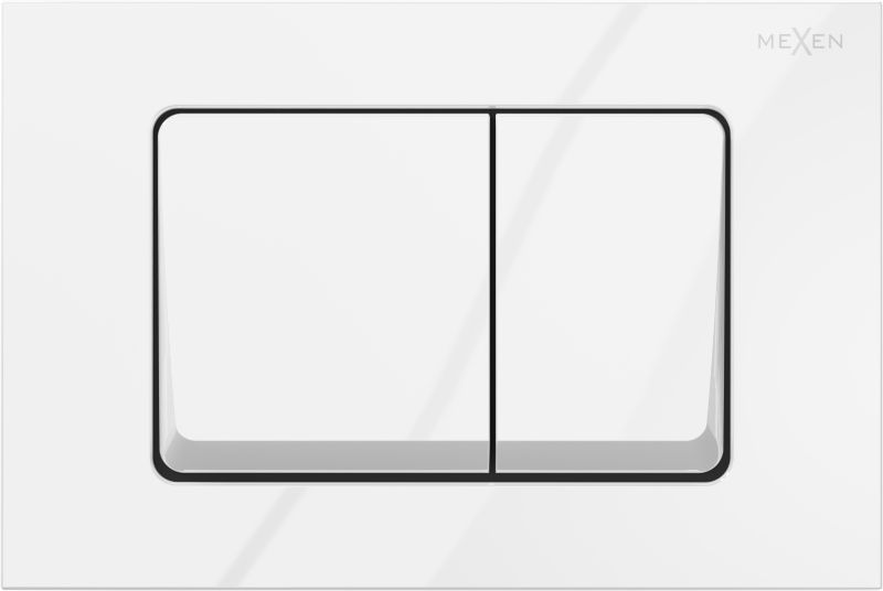 Przycisk spłukujący Mexen Fenix 10 XS biały błyszczący 1 szt.