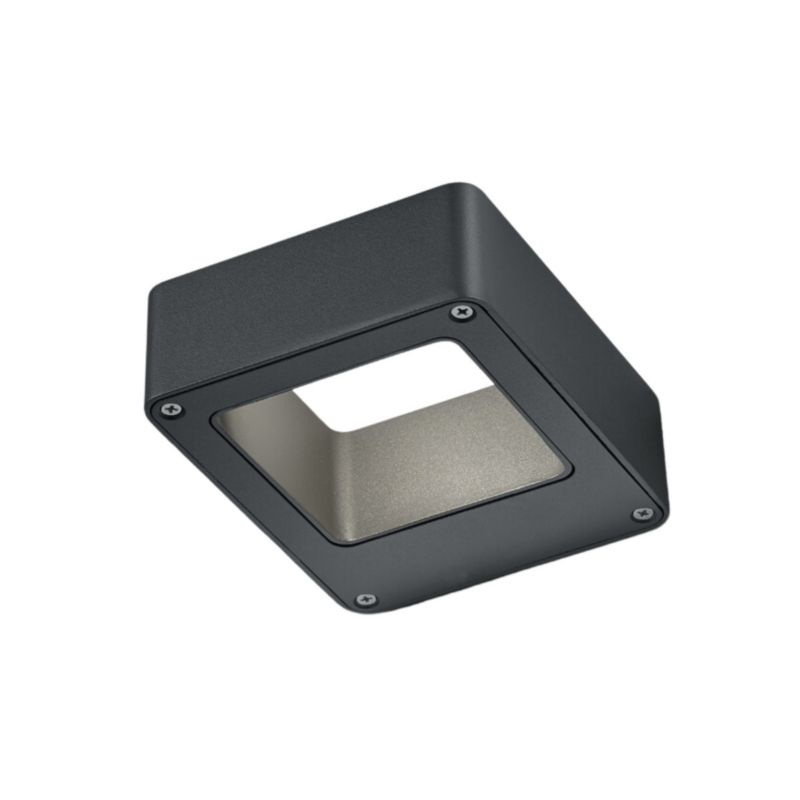 Kinkiet ścienny zewnętrzny Trio Reno antracyt LED 4.5W 3000K 450lm IP54 wym: 4,5 x 12 x 12 cm aluminium - 1 szt.