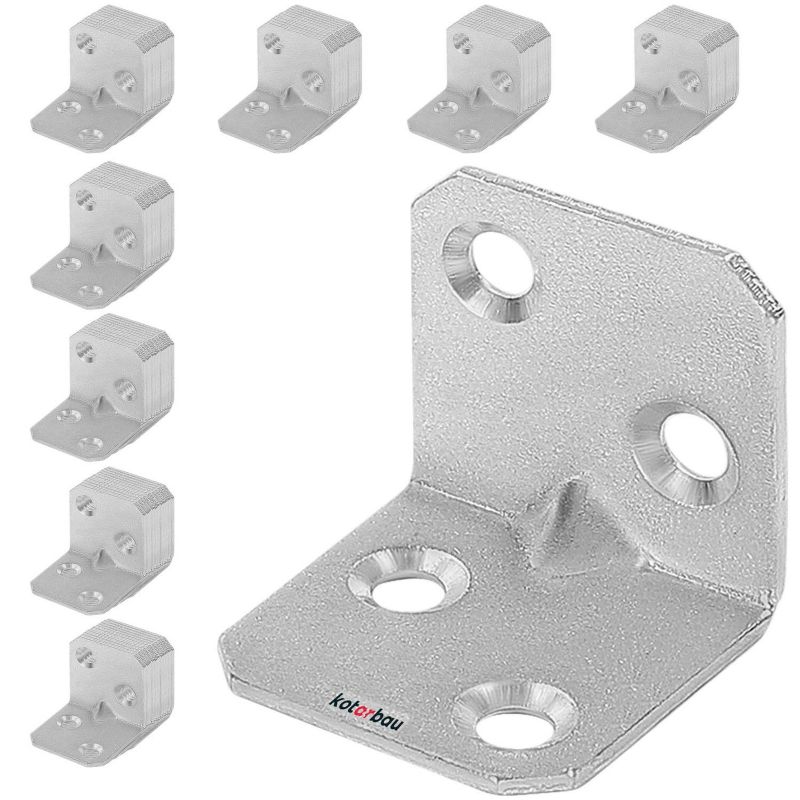 Kątownik łącznik KOTARBAU ciesielski 25x25x25 mm 100 szt.
