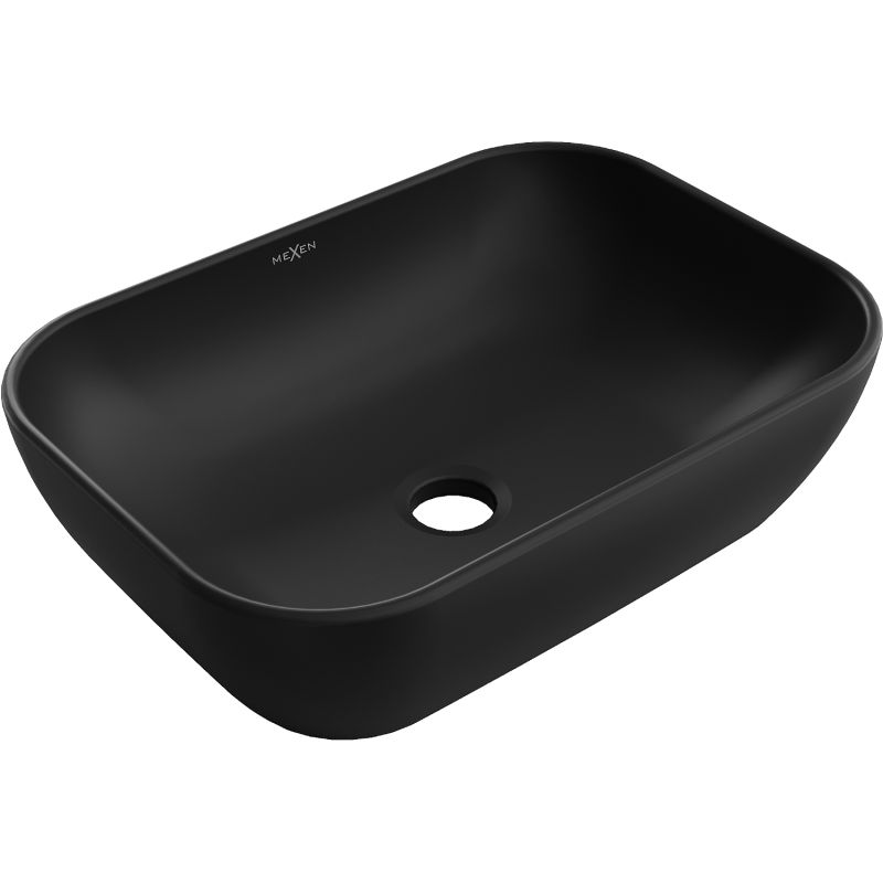 Umywalka nablatowa Mexen Rita czarna 45,5x32,5 cm 1 szt.