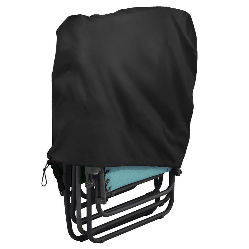 Pokrowiec ochronny na krzesła składane Ferocity 100 x 70 x 15 cm cm czarny 1 szt.