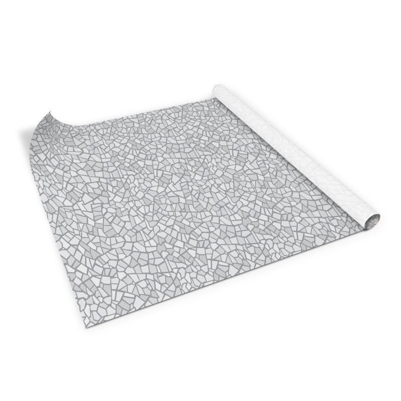 Samoprzylepna okleina Tulup 100x50 cm Szara mozaika 1 szt.