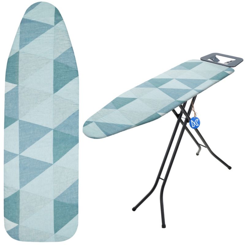 Pokrowiec Na Deskę Do Prasowania KADAX Podkład 140x50 cm Niebieski Geometryczny 1 szt.