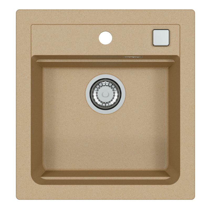 Zlewozmywak granitowy Alveus Atrox 20 kol. 55 beż (47x50cm) 1-komorowy 1szt.